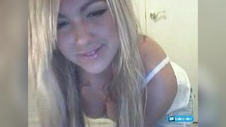 блондинка секс по веб камере